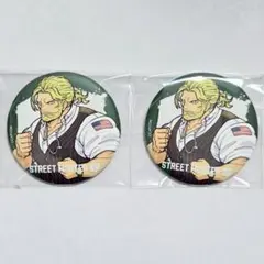 ガイル2点　缶バッジ　YEAR3　アニメイト池袋　ストリートファイター6