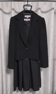 フォーマル　ワンピース　スーツ　ネイビー　11号サイズ