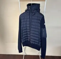 モンクレール ハイブリッドダウンニット　ネイビー