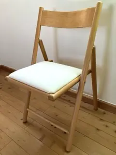 本日限定お値下げ【廃盤】無印良品＊木製折りたたみチェア　フォールディングチェア 2026年最新】無印 折りたたみ椅子の人気アイテム - メルカリ