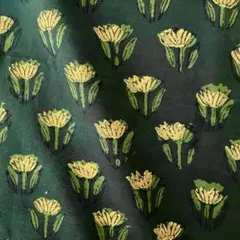 インド綿 ブロックプリント