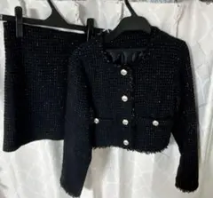 INGNI セットアップ ジャケット スカート ブラック Mサイズ