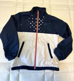 adidasドット柄 軽量ジャケット 140cm