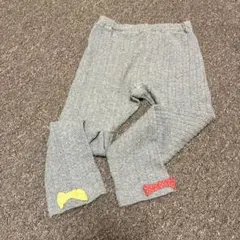 BABY CHEER ケーブル編み レギンス 110 グレー