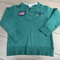 DOUBLE.B グリーントレーナー 110サイズ