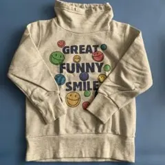 スマイリープリント　トレーナー