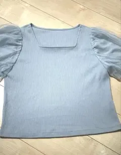 3XL 大きいサイズGU 半袖 トップス　袖フリル☆最終お値下げ☆