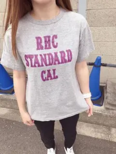 早い者勝ち☆RHC STANDARD CAL ロゴプリント Tシャツ グレーのサムネイル