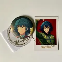 あんスタ 5周年展示会　缶バッジ　ぱしゃっつ　青葉つむぎ