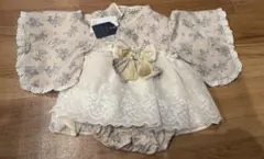 コトリ　バースデイ　袴ロンパース70サイズ