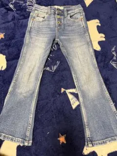 ZARA フレアデニム　パンツ 6Y