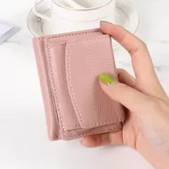 財布　三つ折り　ミニ財布 ミニウォレット　コンパクト キャッシュレス 財布