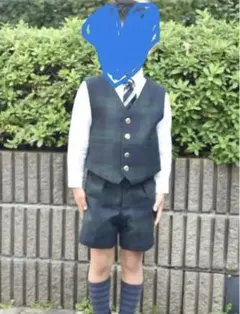 ベスト&ショートパンツ.シャツ3点セット 100cm