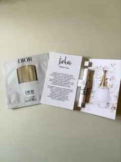 Dior ジャドール パルファンドー オードゥ　パルファンとローション　サンプル