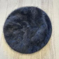 黒 ファーベレー帽