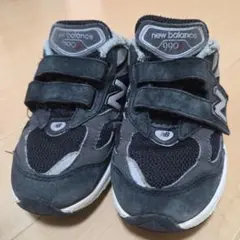 New Balance 990 ブラック/グレー スニーカー