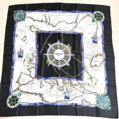 6-7.美品 Iaponiae Insulae 最古の日本地図 スクエアスカーフのサムネイル