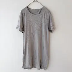 ジェイクルー 無地 クルーネック 半袖 Tシャツ/カットソー M 灰色 綿