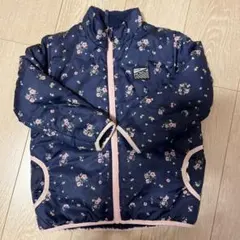 リバーシブル　女児用　ジャンパー　ジャケット　紺
