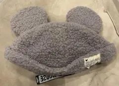 東京ディズニーリゾート ミッキーマウス 耳付き帽子 グレー ボワキャップ大人用