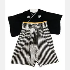 ベビー袴　着物風ロンパース 男の子 80