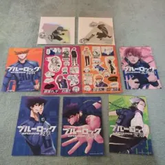 ブルーロック　烏旅人　乙夜影汰　黒名蘭世　國神錬介　氷織羊　シール　グッズ