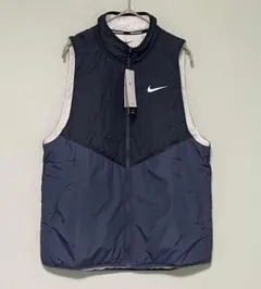 新品 M ナイキ ランニングベスト サーマ レペル 中綿ベスト ランニング