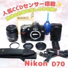 ✨Nikon D70✨初心者向け ニコン レトロ風 前撮り 一眼レフ CCD搭載のサムネイル