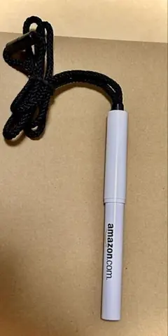 【中古非売品】　Amazon ストラップ付ボールペン(黒)のサムネイル