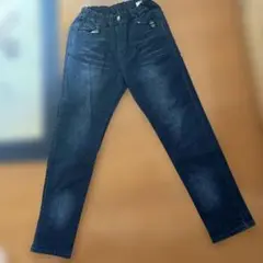 WASK ダークブルー スリムフィットパンツ