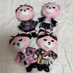 【9/25まで】KRUNK x BLACKPINK ぬいぐるみ 4体セット