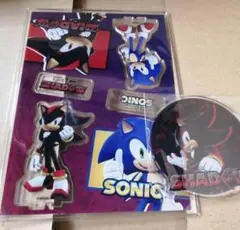 ソニック　シャドウ　アクリルフィギュア　コースター　新品未使用のサムネイル