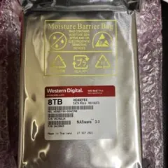 WesternDigital WD RED WD80EFBX 8TB 未開封