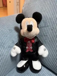 ミッキーマウス　ぬいぐるみバッチ　ビックバンドビート　BBB