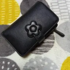MARY QUANT ブラック 二つ折り財布