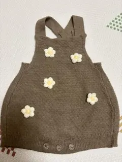 Petito mainクロスストラップロンパース 80