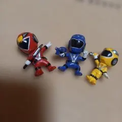 戦隊シリーズ　ゴーオンジャー　ミニフィギュア　3体