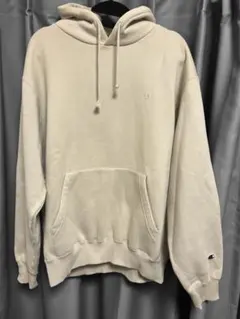 Champion チャンピオン　ベージュ パーカー　　スウェット　人気