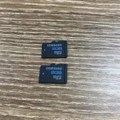 MicroSDカード　2GB 2個