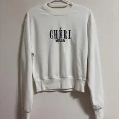 GRL ロゴ刺繍 スウェット ホワイトのサムネイル