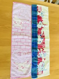 ポケモンタオルセット　ピカチュウ イーブイ タオル 約72cm x 20cm