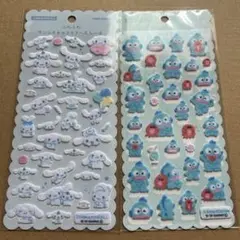 サンリオ　シナモロール　ハンギョドン　ふわふわサンリオキャラクターズしーる