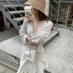 メッシュニット ニット