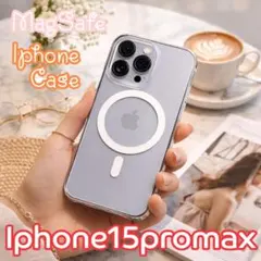 MagSafeiPhoneケースクリアIphone15promax透明マグセーフ