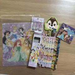 ディズニープリンセス 文房具セット 鉛筆まとめ売り