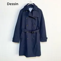 デッサン Desssin ★ スプリングコート ネイビー トレンチコート Mのサムネイル