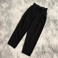 『MOUSSY』マウジー　タックパンツ　ハイウエスト　テーパード　ドローコードのサムネイル