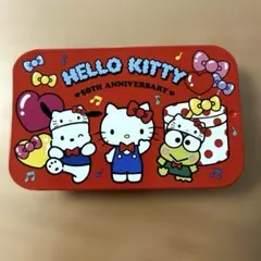 【サンリオ】ハローキティ 50th Anniversary スライド缶ケース