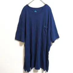 トミーバハマ Tシャツ クルーネック ゆったり 3L 紺 無地 カジュアルのサムネイル