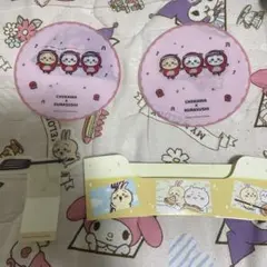 ちいかわ くら寿司 たこぎオリジナル蓋 うさぎのパァンッケーキ ピック 4点